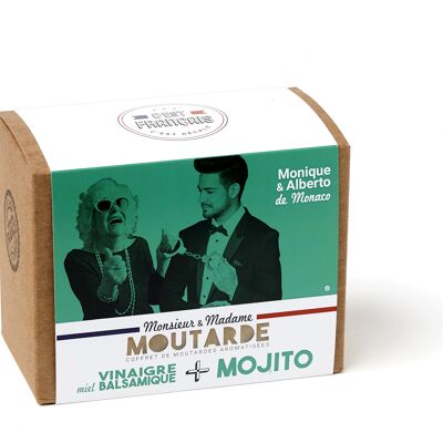"Sig. & Mme Mustard ”: Monique & Alberto
 Aceto Balsamico Miele & Mojito