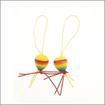 Glückspuppen - Regenbogenballon - 100 Stück