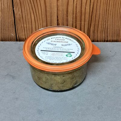 Auberginenkaviar (Glasgefäß / traditionelle Gläser)
