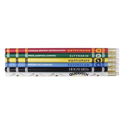 Lot de 6 crayons - Harry Potter (House Pride)