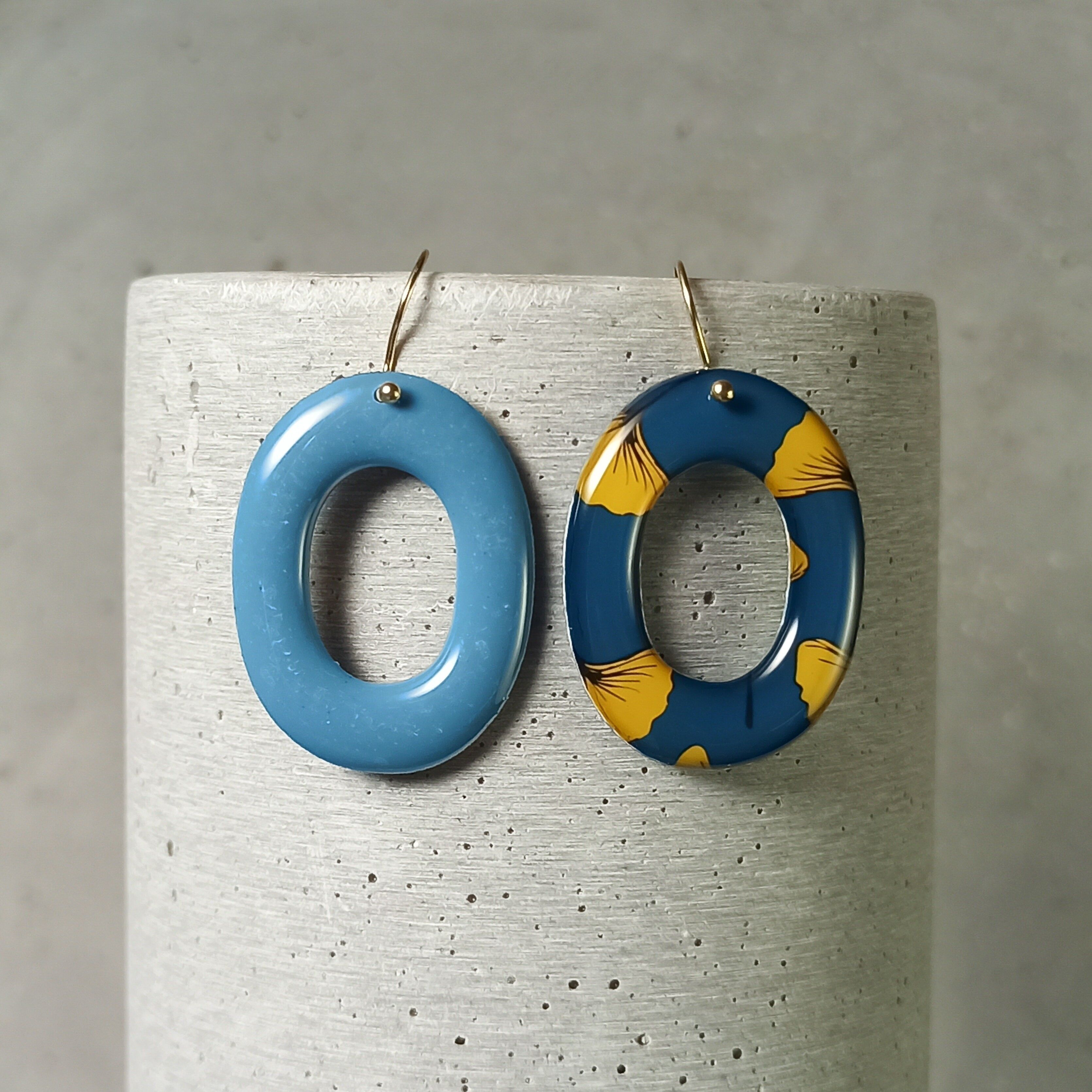 Montsoreau Wendeohrringe – Ginkgoblätter 1106