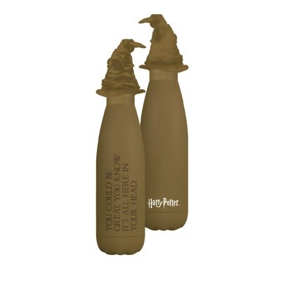 Botella de Agua Tapa Metálica 3D (500ml) - Harry Potter (Clasificación H)