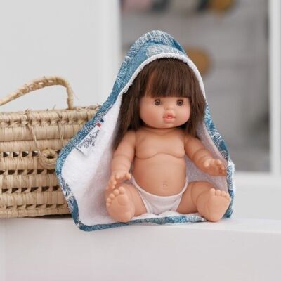 Capa de baño de la muñeca Moana