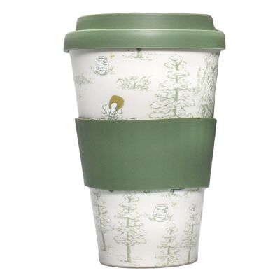 Mug de voyage RPET (400ml) - Disney Winnie l'ourson