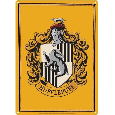 Cartel de chapa Cartel - Harry Potter (Hufflepuff)
