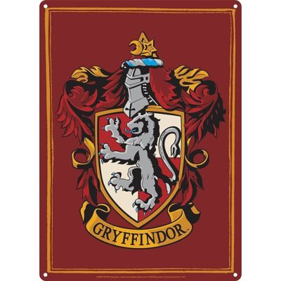 Tin Sign Sign - Harry Potter (Gryffindor)