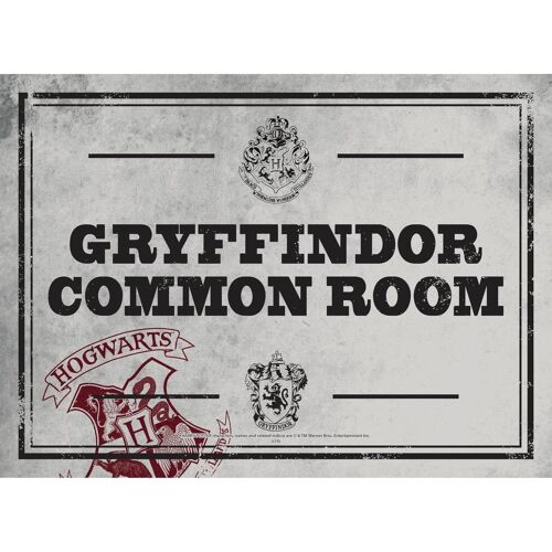 Tin Sign Sign - Harry Potter (Common Room)