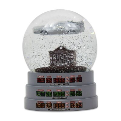Bola de nieve en caja (65 mm) - Regreso al futuro