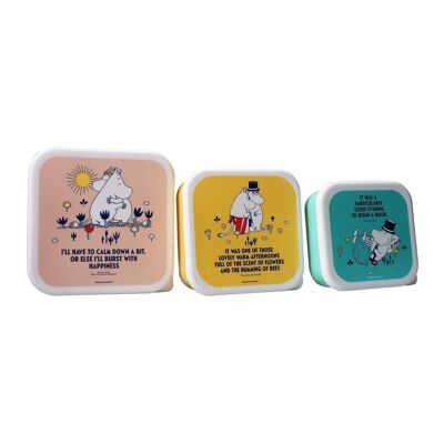Cajas de refrigerios Juego de 3 - Moomin