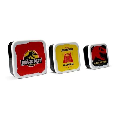 Juego de 3 cajas de bocadillos - Jurassic Park