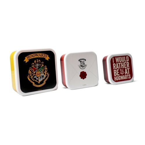 Snack Boxes Set of 3 - Harry Potter (Hogwarts)