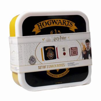 Boîtes à goûter Lot de 3 - Harry Potter (Poudlard) 2