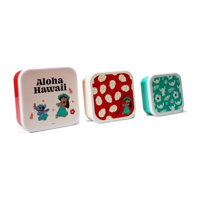 Juego de 3 cajas de aperitivos - Disney Lilo & Stitch