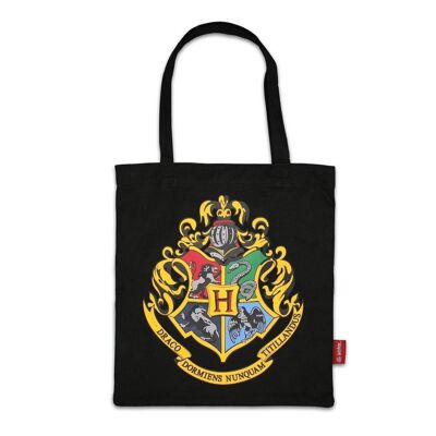 Shopper - Harry Potter (Hogwarts-Wappen, einfarbig)