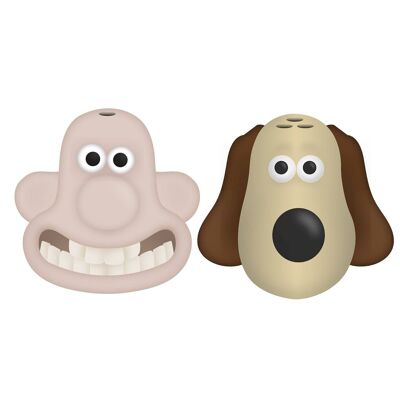 Agitatori di sale e pepe in scatola - Wallace & Gromit