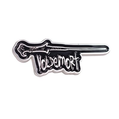 Pin Badge Esmalte - Harry Potter (Varita de Voldemort)