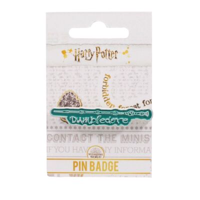 Pin Insignia Esmalte - Harry Potter (Varita Dumbledore)