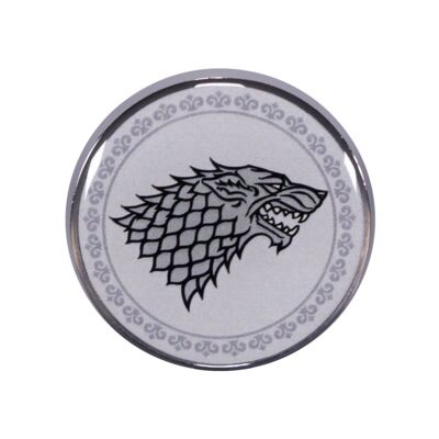 Pin Badge Esmalte - Juego de Tronos (Stark)