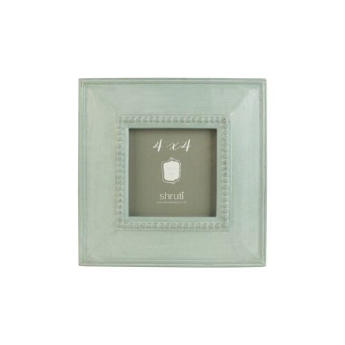 Photo Frame 4x4 - Shruti (Heirloom Blue Square)