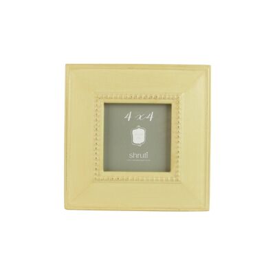 Cornice per foto 4x4 - Shruti (Quadrato giallo cimelio)