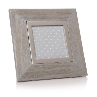 Photo Frame - 4x4 Inlay Grey