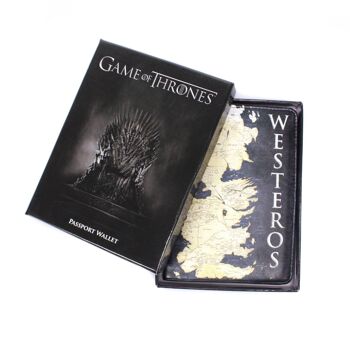 Passport Wallet Boxed - Game Of Thrones (Westeros) 4