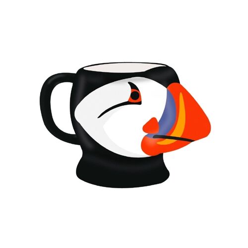 Mug Shaped Boxed - RSPB (Puffin Birds)