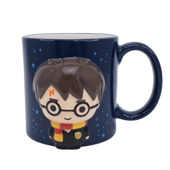 Mug Boxed Embossed (350ml) - Harry Potter Kawaii (Harry) 2