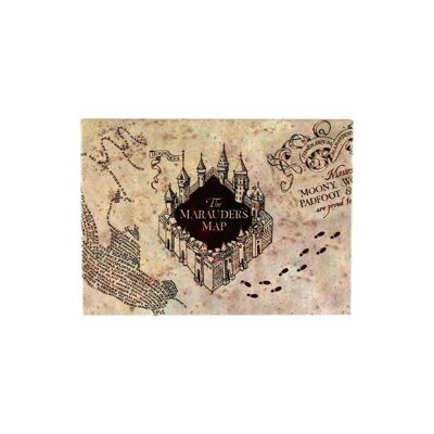 Magnete in metallo - Harry Potter (mappa del malandrino)