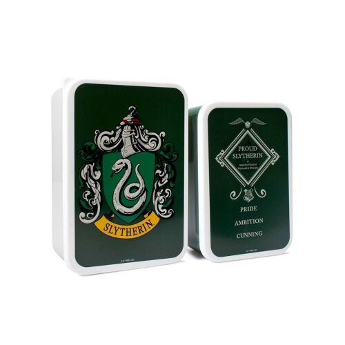 Lunch Box Set of 2 - Harry Potter (Slytherin)