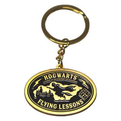 Porte-clés avec carte d'en-tête - Harry Potter (Flying Lessons)