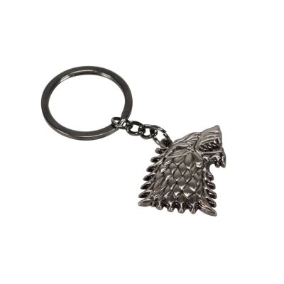 Schlüsselanhänger mit Kopfkarte - Game of Thrones (Stark)