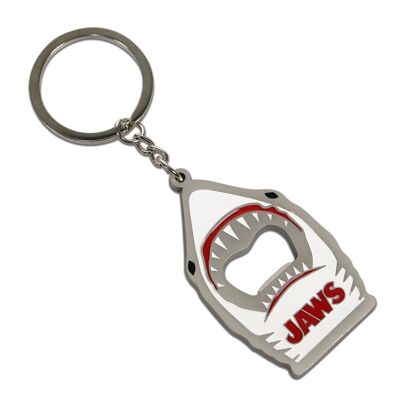 Keyring Bottle Opener With Header Card - Jaws