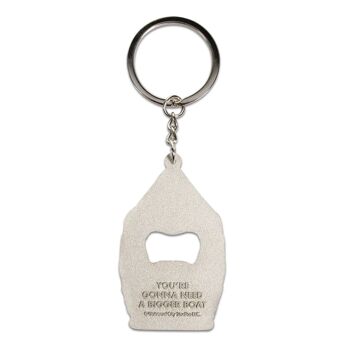 Ouvre-bouteille porte-clés avec carte d'en-tête - Jaws 4