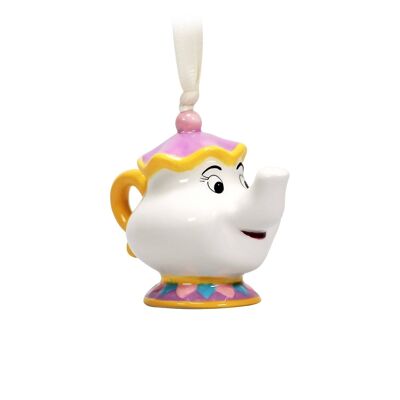 Decorazione da appendere in scatola - La bella e la bestia (Mrs Potts)