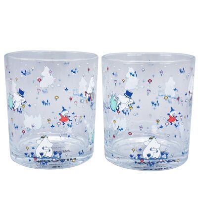 Glasses Set of 2 Boxed (310ml) - Moomin