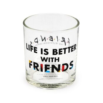 Gobelet en verre en boîte - Friends (Life is Better) 1
