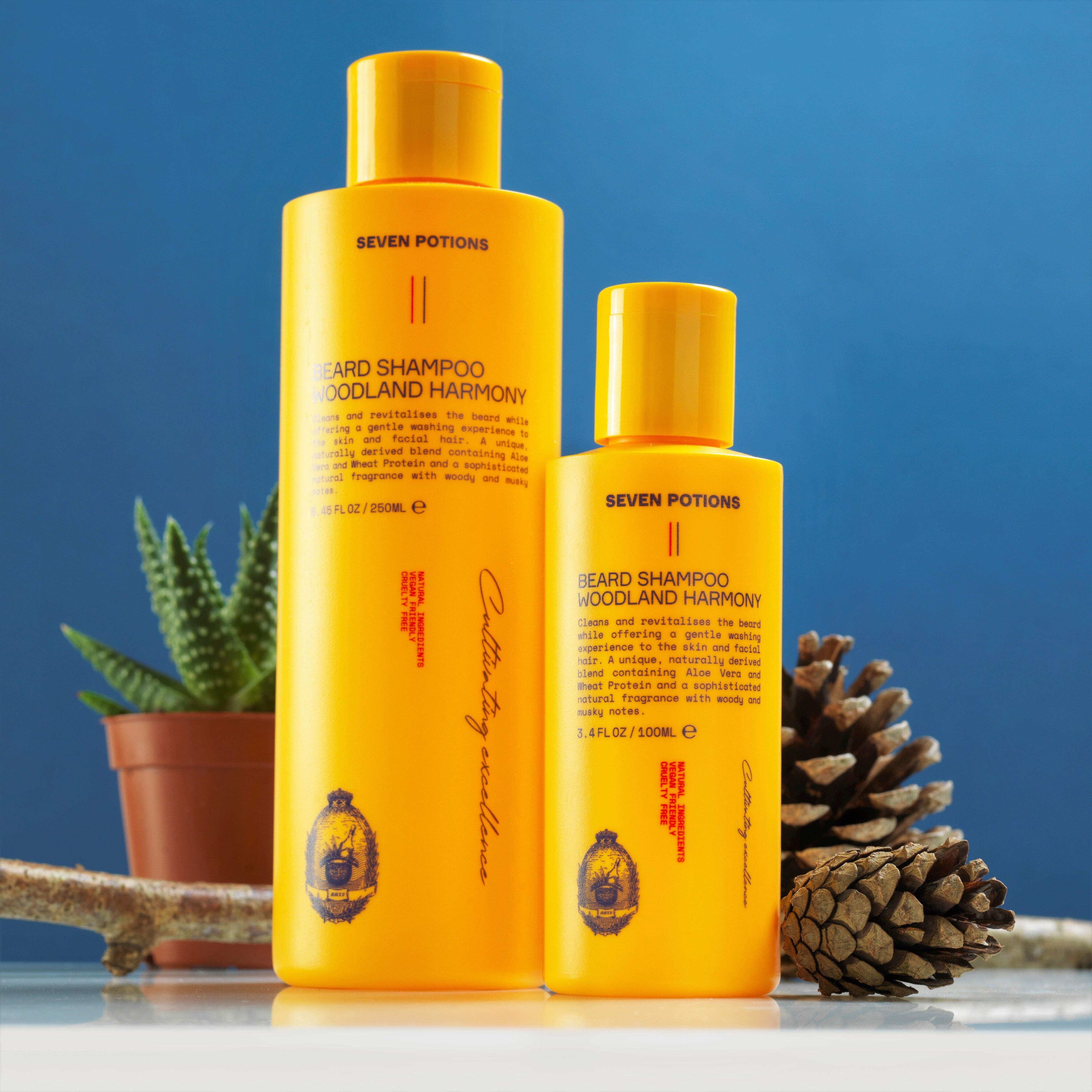 Buy wholesale Seven Potions Beard Shampoo Woodland Harmony 250ml