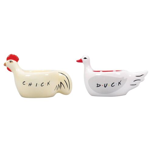 Egg Cup Boxed Set of 2 - Friends (Chick & Duck)