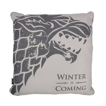 Coussin Carré 46x46cm - Game of Thrones (Stark) 1