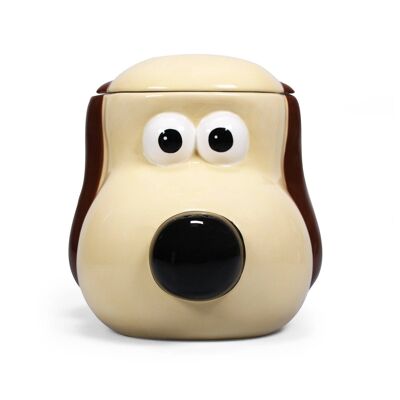 Biscottiera in ceramica (24cm) - Wallace & Gromit (Gromit)