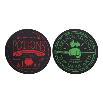 Dessous de Verre Set de 2 Boîtes en Céramique - Harry Potter (Potions)