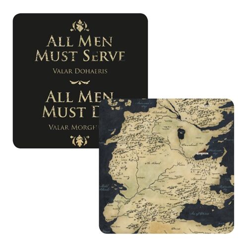 Coaster Lenticular - Game Of Thrones (All Men Must Serve)
