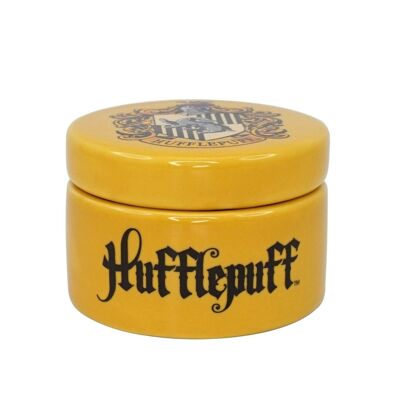 Caja Redonda Cerámica (6cm) - Harry Potter (Hufflepuff)