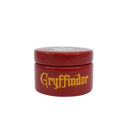 Caja Redonda Cerámica (6cm) - Harry Potter (Gryffindor)