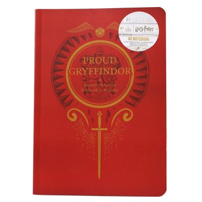Cuaderno A5 Soft - Harry Potter (Orgulloso Gryffindor)