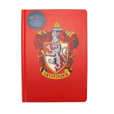 Carnet A5 - Harry Potter (Maison Gryffondor)