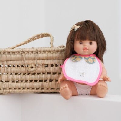 Yoko doll peter pan collar bib