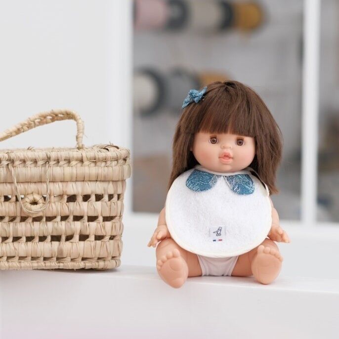 Bavaglino Moana con colletto peter pan