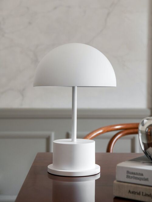 Lampe portable tactile - 3 niveaux d'intensité - LED - Riviera - Blanc - Printworks